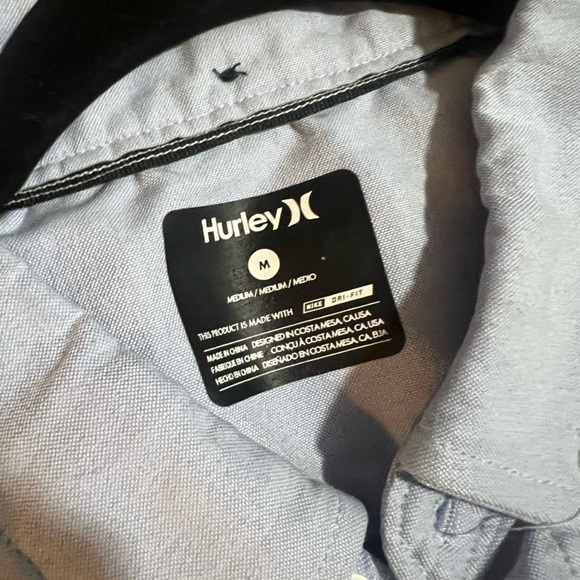 Hurley Men’s size M button up - Picture 3 of 7